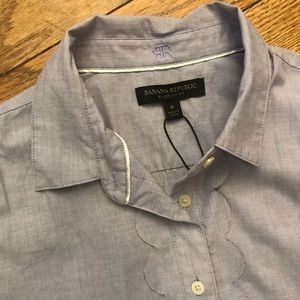 Banana Republic Tops - Light purple short sleeve button down Banana Republic Tops - Light purple short sleeve button down